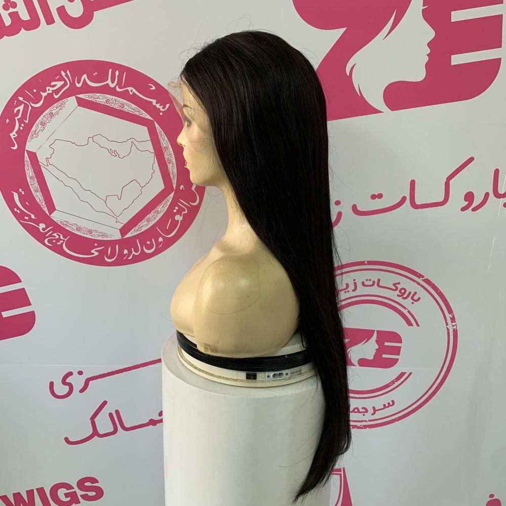 باروكه شعر طبيعي24أنش فروه حرير جذور كامله