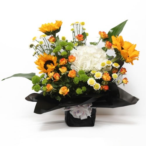 Sunflower vase