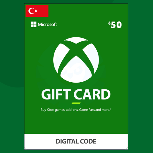 بطاقة هدايا Xbox الرقمية 50 TL (تركي)
