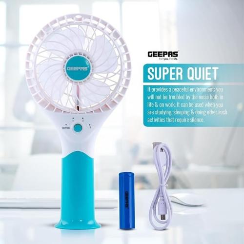 Geepas Mini Rechargeable Fan GF 9617