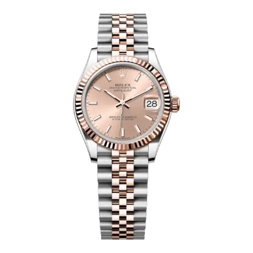 ساعة رولكس ديت جست 31 ذات مينا وردي