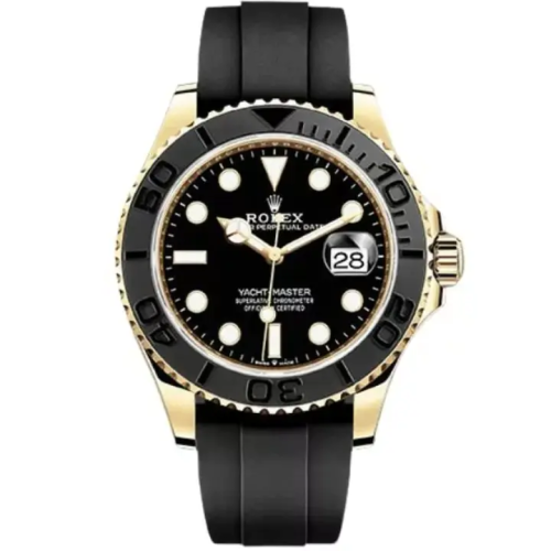 ساعة رولكس  رجالية يخت ماستر مينا أسود، 42 مم