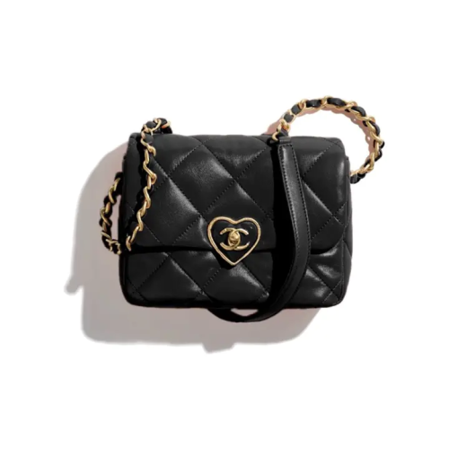 حقيبة شانيل هارت الصغيرة ذات الغطاء القلاب