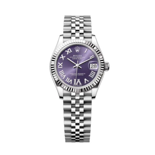 ساعة رولكس ديت جست 31 ذات مينا أرجواني