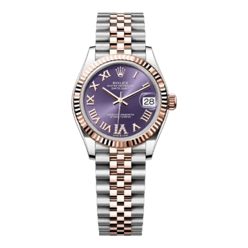 ساعة رولكس ديت جست 31 بمينا بنفسجي