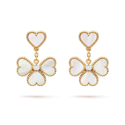 Van Cleef & Arpels Sweet Hearts 2-Piece Set [Earrings + Ring]