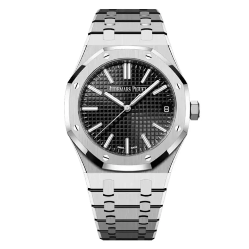 أوديمار بيغيه رويال أوك ذات المينا السوداء بمناسبة الذكرى الخمسين