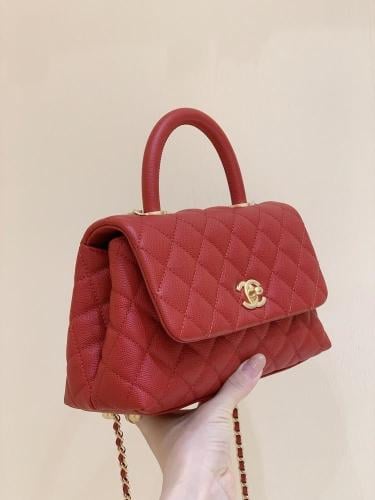 شنطة شانيل COCO handle مقاس 24 سم