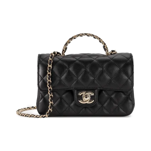 شانيل 23A مقبض صغير مرصع بأحجار الراين CF