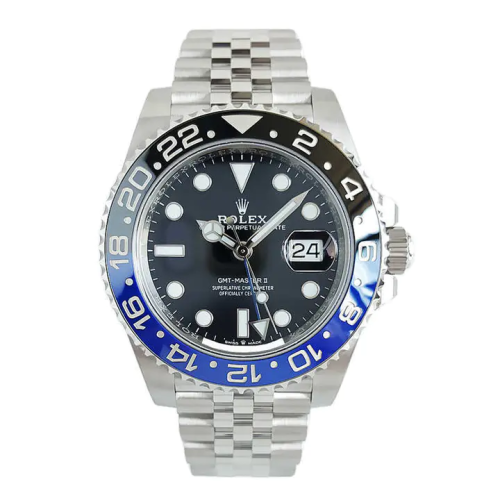 ساعة رولكس جي إم تي ماستر 2 "باتمان" المصنوعة من الفولاذ المقاوم للصدأ، مقاس 40 مم