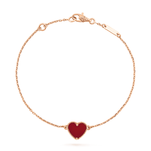 Van Cleef & Arpels طقم Sweet Hearts مكون من 3 قطع [أقراط + قلادة + سوار]