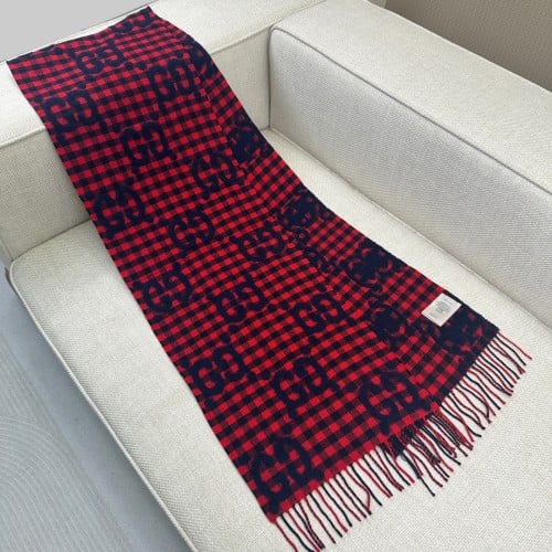 Gucci jacquard check 240*35cm 95% wool 5% polyamide