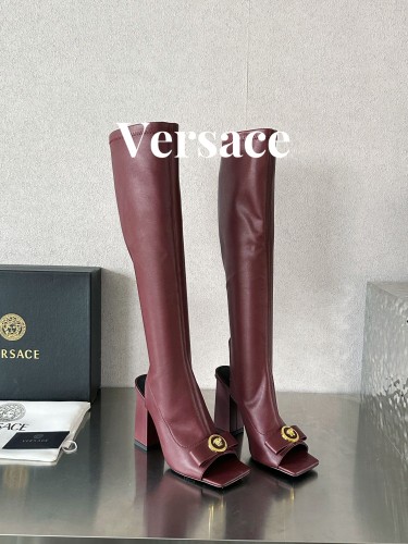 Versace square-toed boots  size:35-41