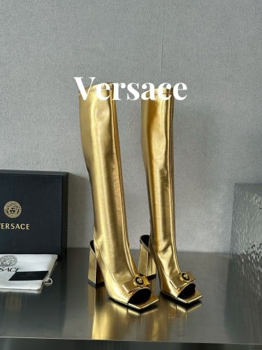 Versace square-toed boots  size:35-41