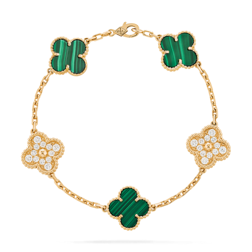 Van Cleef & Arpels طقم Sweet Hearts مكون من 3 قطع [أقراط + قلادة + سوار]