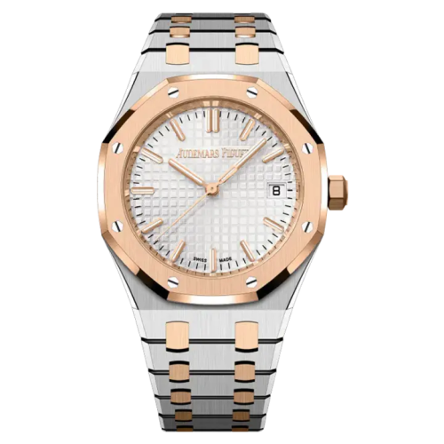 ساعة أوديمار بيغيه رويال أوك ثنائية اللون مقاس 34 مم