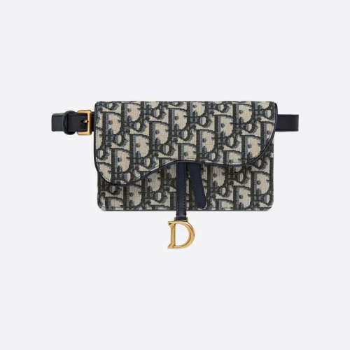 حقيبة حزام ديور بلو أوبليك سادل