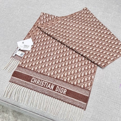 Dior cashmere scarf 45x200cm 100%cashmere