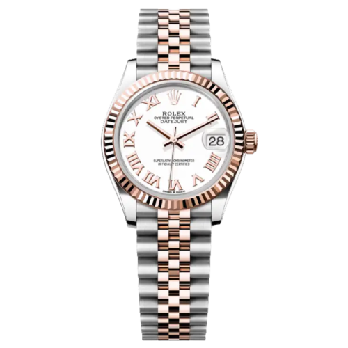 ساعة رولكس ديت جست 31 بمينا أبيض