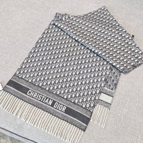 Dior cashmere scarf 45x200cm 100%cashmere