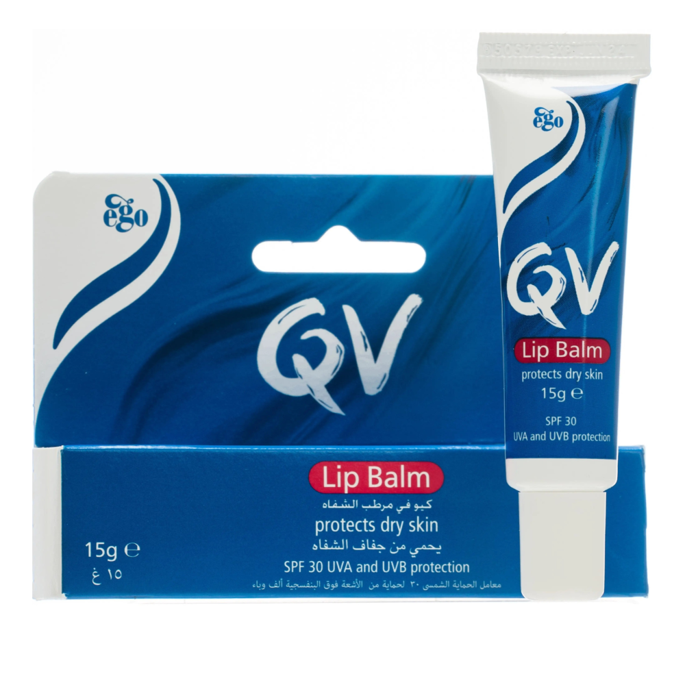 مرطب الشفاه SPF 30 كيو في - 15 جرام