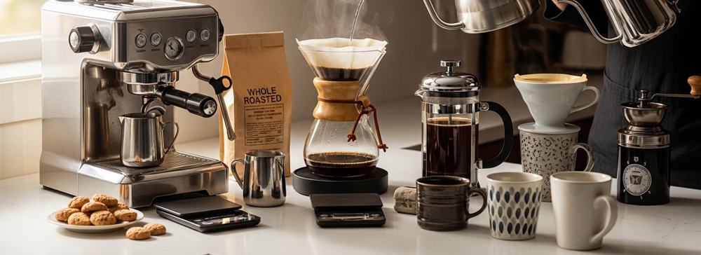 افضل طرق تحضير القهوة في المنزل للحصول على نكهة مثل المقاهي