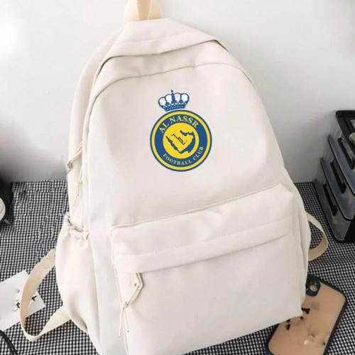 شنطة نادي النصر لون ابيض