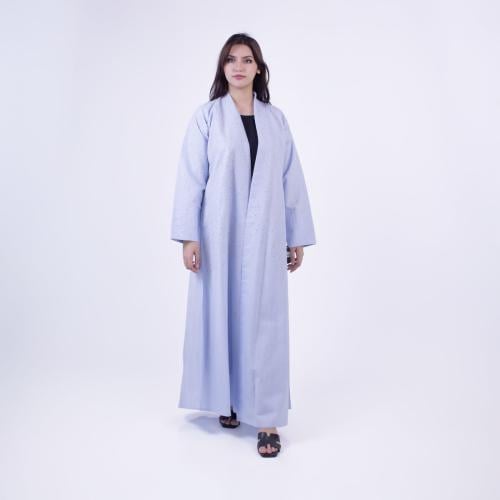 عبايه نواعم تطريز ناعم مضاف عليه كرستال خفيف