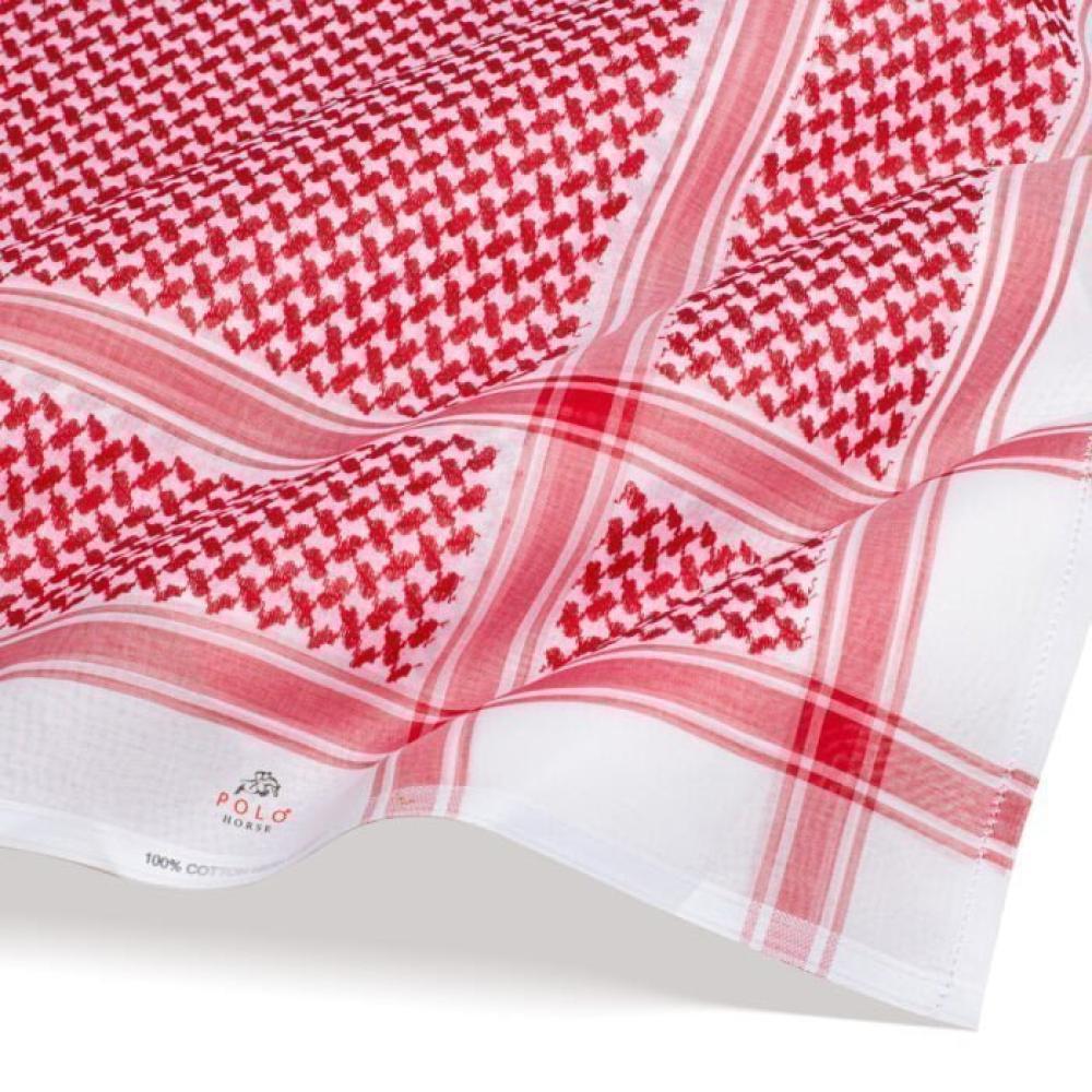 شماغ بولو هورس احمر برايم اصدار 2025