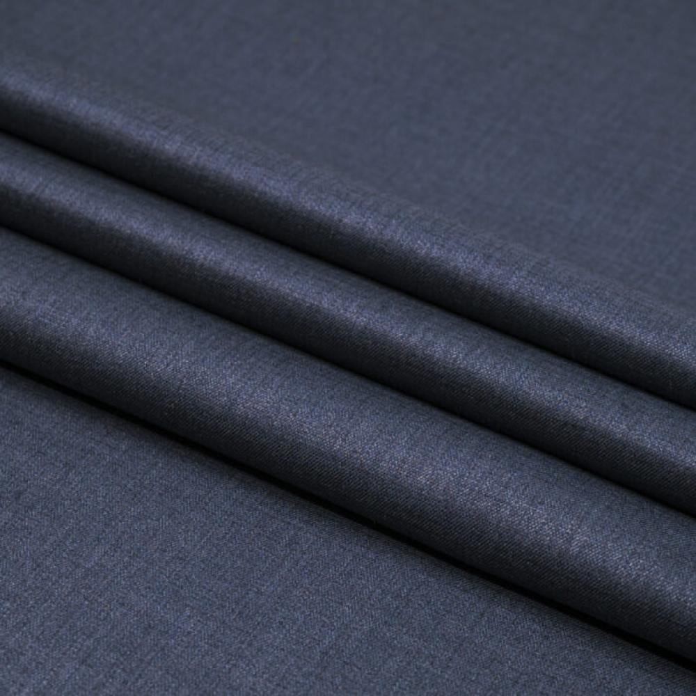 قماش شتوي ماركة لويس تشارد لون ازرق مقلم F6