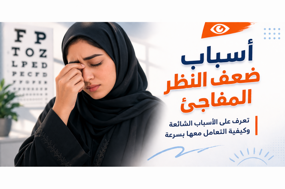 أسباب ضعف النظر المفاجئ وطرق الوقاية