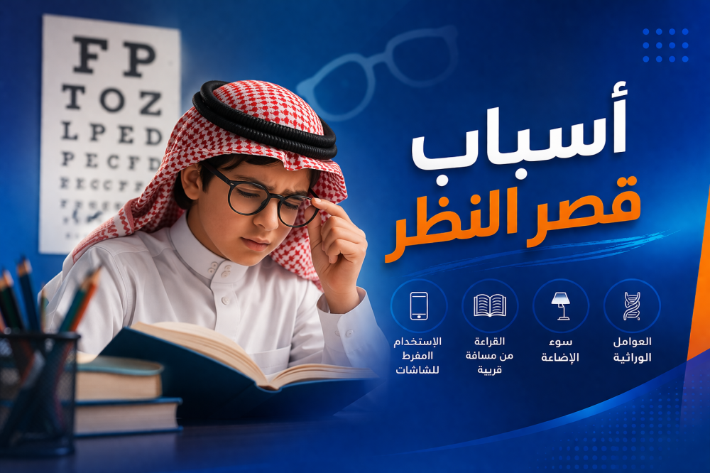 أسباب قصر النظر وطرق الوقاية والعلاج