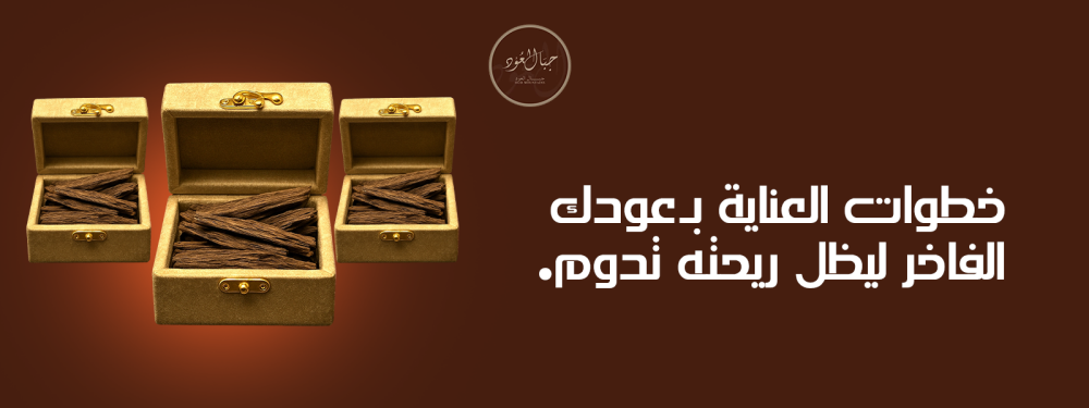 خطوات العناية بـ عودك الفاخر ليظل ريحته تدوم