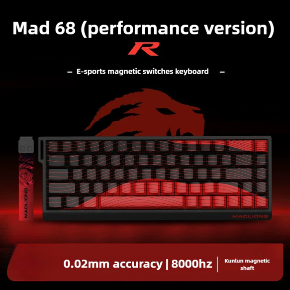 MAD68 R ULTRA 8K Black and Red Performance Edition Kunlun Magnetic Axis