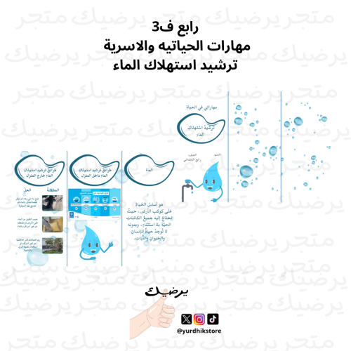 رابع ف3 مهارات الحياتيه والاسرية ترشيد استهلاك الم...