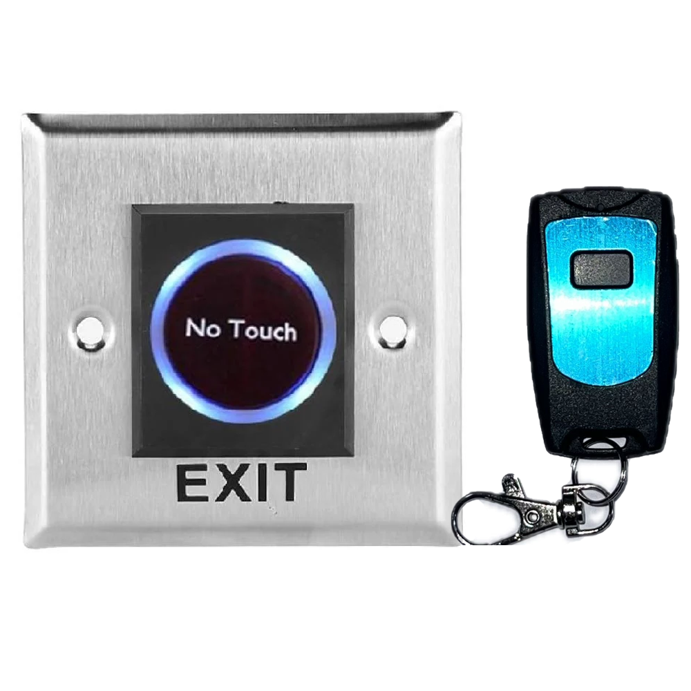 زر خروج بدون لمس مع ريموت كنترول Exit Push Button