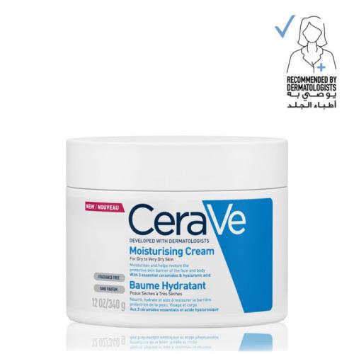 Cerave سيرافي، كريم، مرطب للبشرة الجافة وشديدة الج...