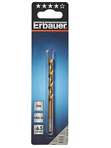 لقمة مثقاب معدنية من Erbauer (ضياء) 6.5 مم (طول) 1...