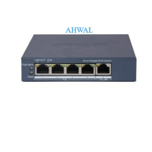 سويتش 4 منافذ POE هيكفيجن DS-3E1505P-EI Switche