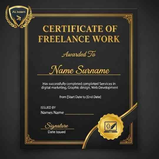 استخراج وثيقة العمل الحر