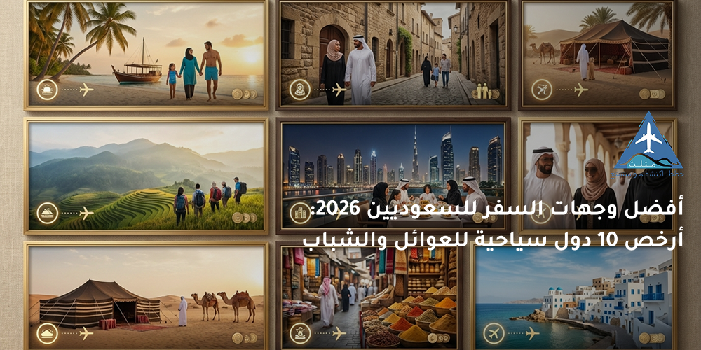 أفضل وجهات السفر للسعوديين 2026: أرخص 10 دول سياحية للعوائل والشباب