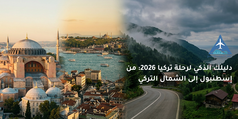 دليلك الذكي لرحلة تركيا 2026: من إسطنبول إلى الشمال التركي