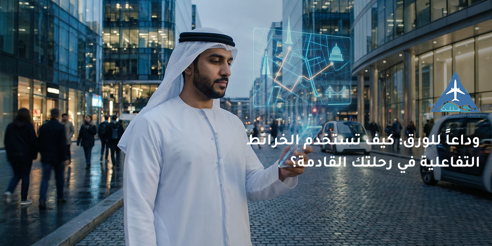 وداعاً للورق: كيف تستخدم الخرائط التفاعلية في رحلتك القادمة؟