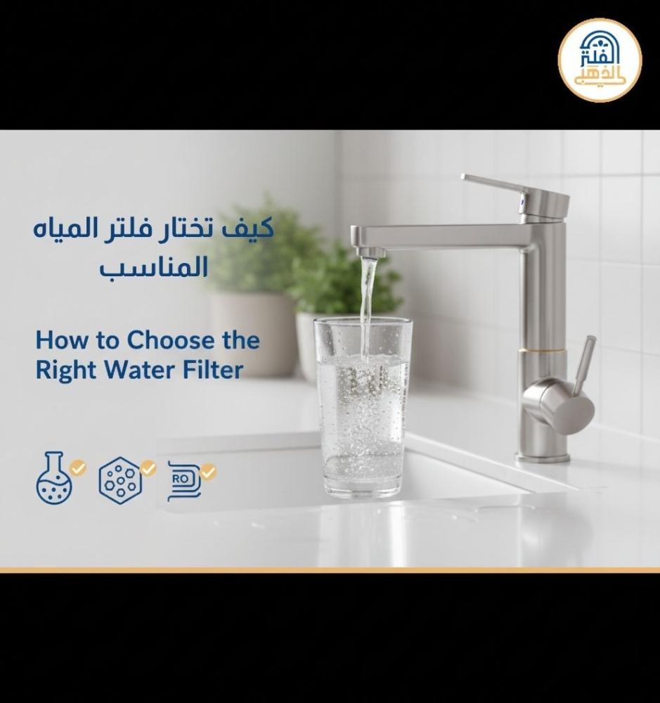 كيف تختار فلتر الماء المناسب لك