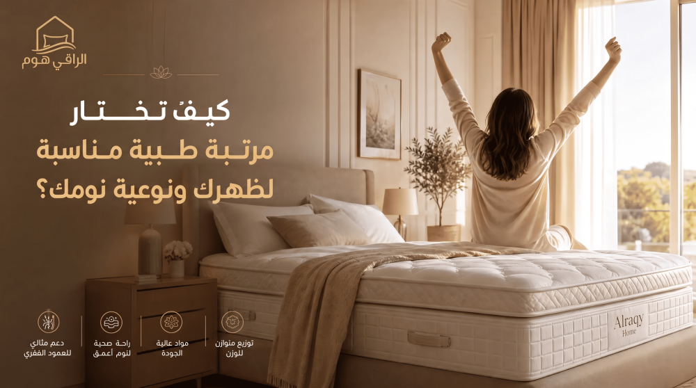كيف تختار مرتبة طبية مناسبة لظهرك ونوعية نومك؟