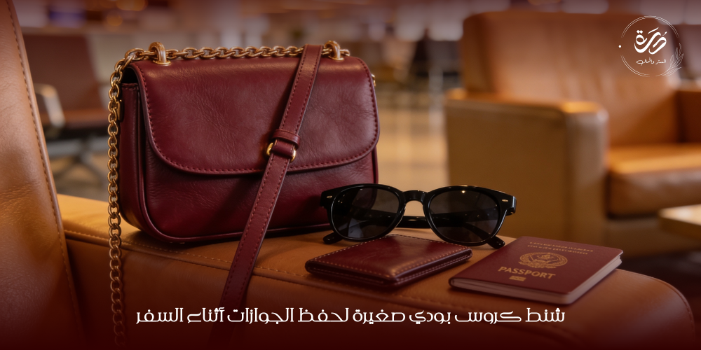 شنط كروس بودي صغيرة لحفظ الجوازات أثناء السفر
