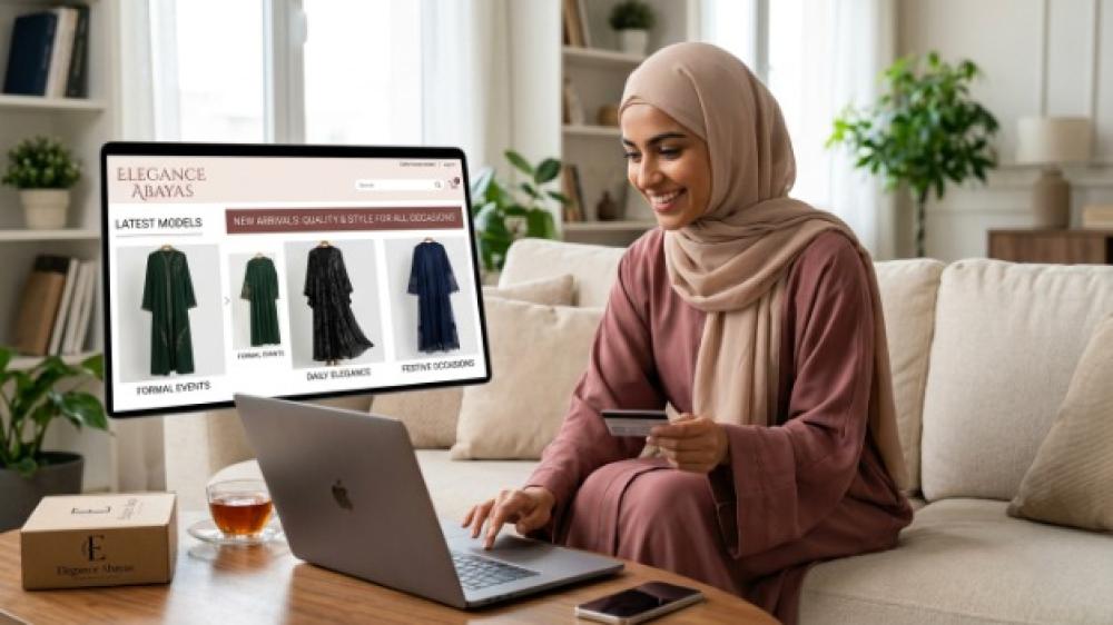 شراء عبايات اون لاين | أحدث العبايات النسائية | إبرة وخيط