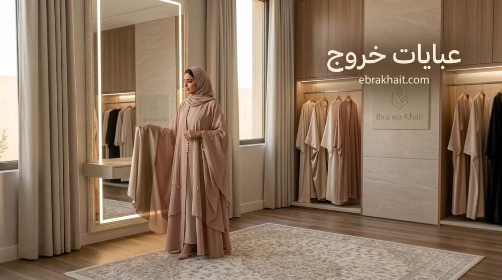 عبايات خروج أنيقة وعصرية | إبرة وخيط