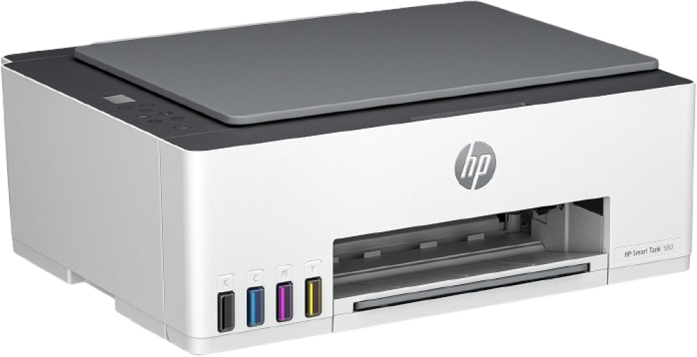 طابعة HP Smart Tank 580 لاسلكية 3 في 1 - طباعة ونسخ ومسح ضوئي - حبر عالي السعة - لون بازلت فاتح