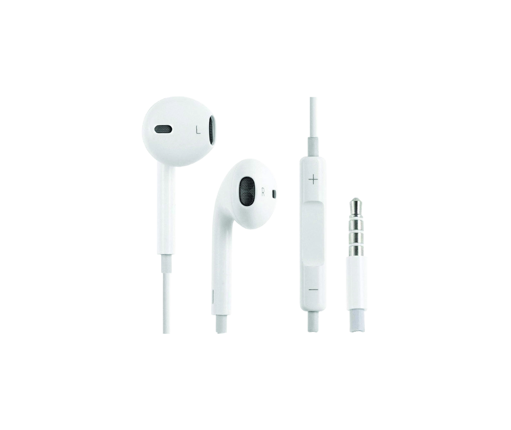 سماعات أذن ديفيا سلكية داخل الأذن مع مايك وريموت، مقبس 3.5 مم – أبيض